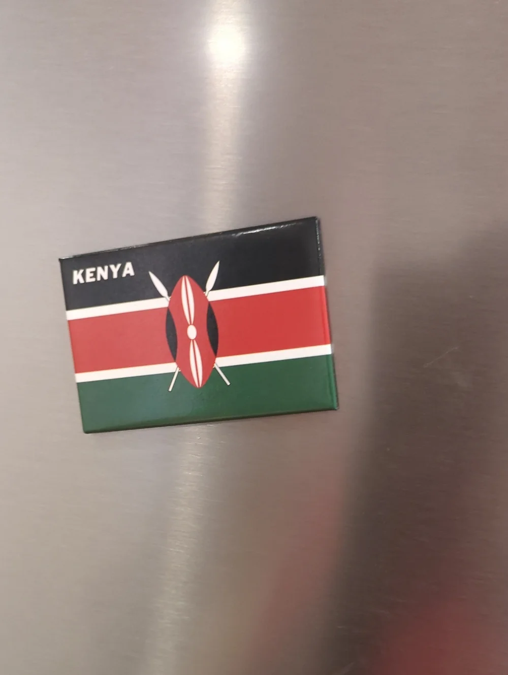 Flag Magnet - Red Green Black Decorative Home Accent